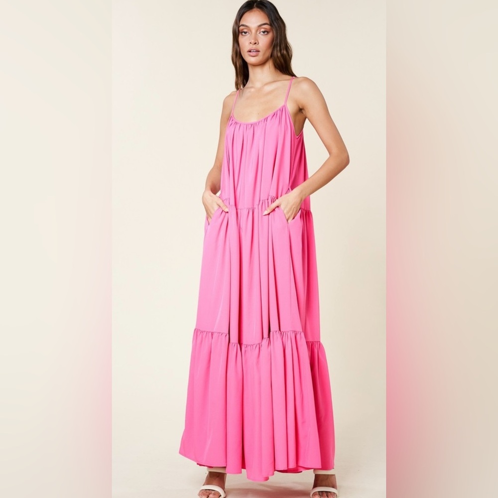 Maxi sun dress with pockets women’s top seller